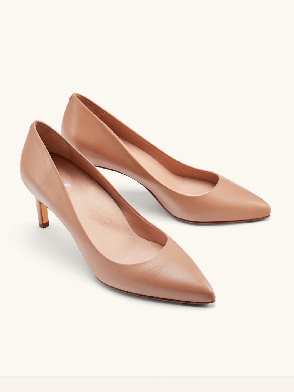 Inez Lola Heels in Almond Nappa size 8 M